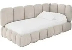 EINZELLBETT Jugendbett mit Bettkasten und Matratze H3/H4, Links - AVRY 100x200...