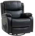 MASSAGESESSEL Kunstleder Schwarz