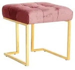 Hocker Rare Altrosa Samt