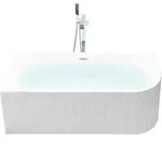 ECKBADEWANNE 80x169x59 cm wei&szlig; Gocta