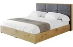POLSTERBETT mit Bettkasten und Lattenrost, Bett mit Matratze H3/H4 - ENZO1...