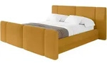 POLSTERBETT mit Bettkasten, Fu&szlig;teil und Lattenrost, Bett mit Matratze H3/H4 -...