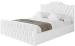 POLSTERBETT mit Bettkasten, Fu&szlig;teil und Lattenrost, Boxbett ohne Matratze -...
