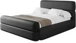 POLSTERBETT mit Bettkasten, Fu&szlig;teil und Lattenrost, Boxbett ohne Matratze -...