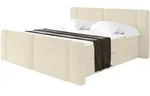 BOXBETT mit Matratze H4 - EVON Zanozek - 160x200 cm Beige