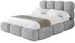 POLSTERBETT mit Bettkasten und Lattenrost, Boxbett ohne Matratze - NOMA 140x200