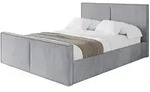 POLSTERBETT mit Bettkasten, Fu&szlig;teil und Lattenrost, Boxbett mit Matratze H3/H4...