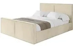 POLSTERBETT mit Bettkasten, Fu&szlig;teil und Lattenrost, Boxbett mit Matratze H3/H4...