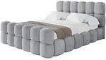 POLSTERBETT mit Bettkasten, Fu&szlig;teil und Lattenrost, Boxbett ohne Matratze -...