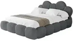 POLSTERBETT mit Bettkasten und Lattenrost, Bett mit Matratze H3/H4 - LANA...
