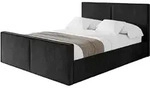 POLSTERBETT mit Bettkasten, Fu&szlig;teil und Lattenrost, Boxbett mit Matratze H3/H4...