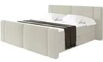 BOXBETT mit Matratze H4 - EVON Zanozek - 200x200 cm Creme