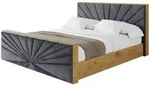 POLSTERBETT mit Bettkasten, Fu&szlig;teil und Lattenrost, Boxbett ohne Matratze -...