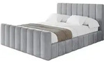 POLSTERBETT mit Bettkasten, Fu&szlig;teil und Lattenrost, Boxbett ohne Matratze -...