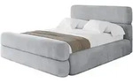 POLSTERBETT mit Bettkasten, Fu&szlig;teil und Lattenrost, Boxbett ohne Matratze -...