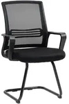 BESUCHERSTUHL Polyester Metall Schwarz