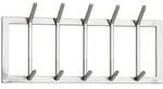 WANDGARDEROBE Metall Silber Modern 65x30x10 cm