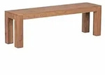 ESSZIMMERBANK MUMBAI Massivholz Landhausstil, Akazie 140x35x45 cm
