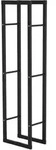 KAMINHOLZREGAL, Stahl, Schwarz, L40 x B25 x H150 cm