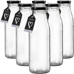 MILCHFLASCHEN Mara transparent 500 ml 6er Set