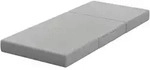 KLAPPMATRATZE Strickstoff 100 Prozent Polyester Gel-Memory-Schaum Hellgrau