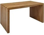 SCHREIBTISCH Massivholz Ablage Landhausstil BOHA, Akazie 140x80x76 cm