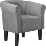 SESSEL Jelgava Textil Hellgrau