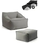 OUTDOOR SITZSACK Der Sunnyboy mit Hocker