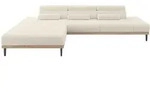 ELEKTRISCHES ECKSOFA Links MONA 316x205x85 Beige Boucl&eacute;