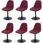 ESSZIMMERSTUHL Bordeaux 6er-Set