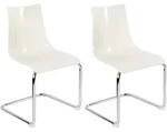 ESSZIMMERSTUHL 2er-Set Cremewei&szlig; Marshall