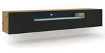 TV-M&Ouml;BEL Aurus Holz und Schwarz