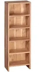 CD-REGAL Massivholz 5 F&auml;cher Landhausstil MUMBAI, Akazie 30x17x90 cm
