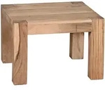 COUCHTISCH MUMBAI aus Massivholz im Landhaus-Stil mit nat&uuml;rlichem Design, Akazie