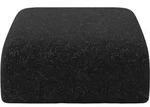 POUF MIRA-PUF 91x89x40 Schwarz cm Velours Modular Sitzhocker