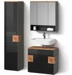 BADM&Ouml;BEL-SET Tanaro, Anthrazit, 3-teilig
