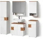 BADM&Ouml;BEL-SET Tanaro, Wei&szlig;, 5-teilig