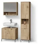 BADM&Ouml;BEL-SET ATERNO, Viking Oak, 3-teilig