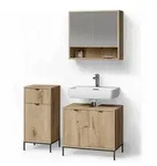 BADM&Ouml;BEL-SET ATERNO, Viking Oak, 3-teilig