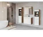 Badm&ouml;bel-Set 5-tlg. Madrit mit LED ca. 120 cm Wei&szlig;