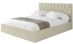 POLSTERBETT mit Bettkasten und Lattenrost, Boxbett ohne Matratze - RENO 120x200...