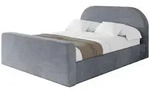 POLSTERBETT mit Bettkasten, Fu&szlig;teil und Lattenrost, Boxbett ohne Matratze -...