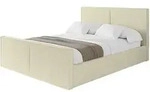 POLSTERBETT mit Bettkasten, Fu&szlig;teil und Lattenrost, Boxbett mit Matratze H3/H4...