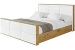 POLSTERBETT mit Bettkasten, Fu&szlig;teil und Lattenrost, Boxbett ohne Matratze -...