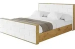 POLSTERBETT mit Bettkasten, Fu&szlig;teil und Lattenrost, Boxbett ohne Matratze -...