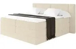 BOXSPRINGBETT mit Matratze H3/H4 - EVON KING - 120x200 cm Beige