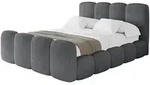 POLSTERBETT mit Bettkasten, Fu&szlig;teil und Lattenrost, Bett mit Matratze H3/H4 -...