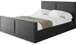 POLSTERBETT mit Bettkasten, Fu&szlig;teil und Lattenrost, Boxbett mit Matratze H3/H4...