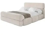 POLSTERBETT mit Bettkasten, Fu&szlig;teil und Lattenrost, Bett mit Matratze H3/H4 -...