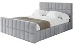 POLSTERBETT mit Bettkasten, Fu&szlig;teil und Lattenrost, Boxbett mit Matratze H3/H4...